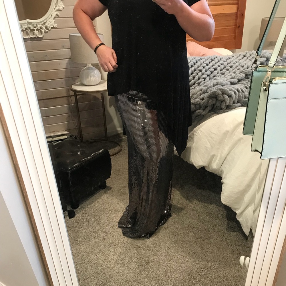 Michael Kors Sequins Skirt - Large